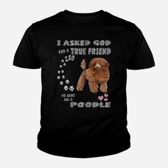 Poodle Dog Quote Mom Dad Lover Costume, Cute Red Toy Poodle Zip Hoodie Youth T-shirt | Crazezy AU