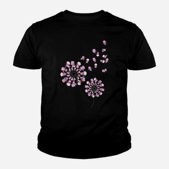 Poodle Flower Fly Dandelion Funny Dog Lover For Mom Men Kids Youth T-shirt | Crazezy UK