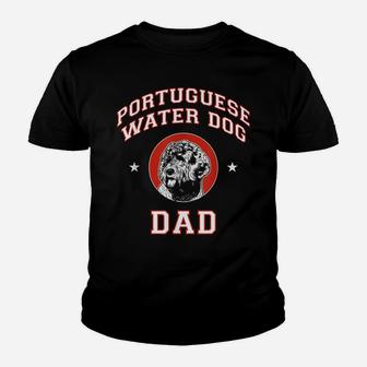 Portuguese Water Dog Dad Youth T-shirt | Crazezy AU