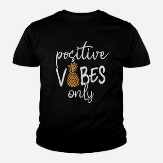 Positive Vibe Only Youth T-shirt | Crazezy