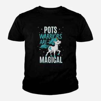 Pots Warrior Magical Unicorn Youth T-shirt | Crazezy