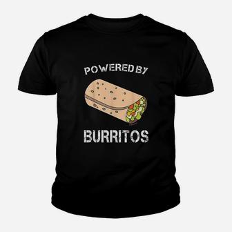 Powered By Burritos Youth T-shirt | Crazezy AU