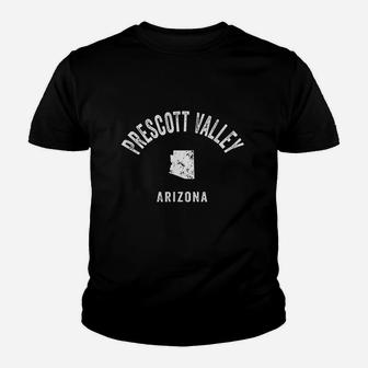 Prescott Valley Arizona Az Vintage 70S Athletic Sports Desig Youth T-shirt | Crazezy UK