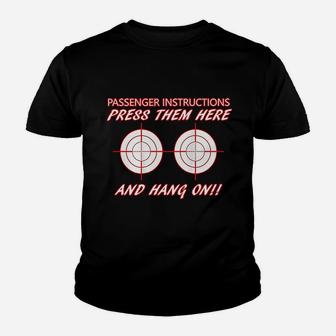 Press Them Here And Hang On Youth T-shirt | Crazezy UK
