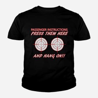 Press Them Here And Hang On Youth T-shirt | Crazezy DE