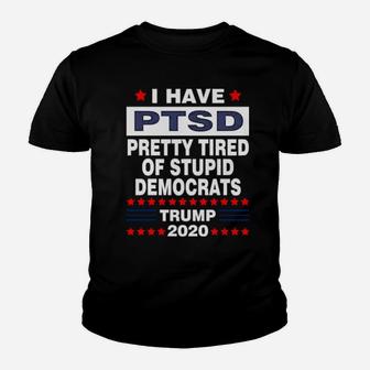 Pretty Tired Of Stupid Democrats Youth T-shirt - Monsterry DE