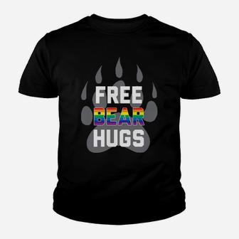 Pride Rainbow Love Free Bear Hugs Lgbt Youth T-shirt - Monsterry AU