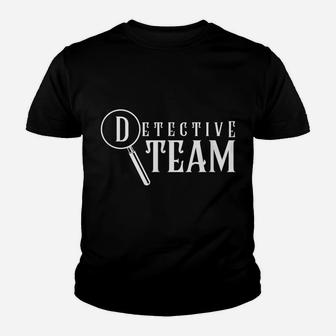 Private Detective Team Investigator Spy Observation Youth T-shirt | Crazezy