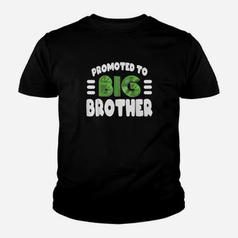 Promoted To Big Brother Gender Reveal For Sibling Youth T-shirt - Monsterry AU