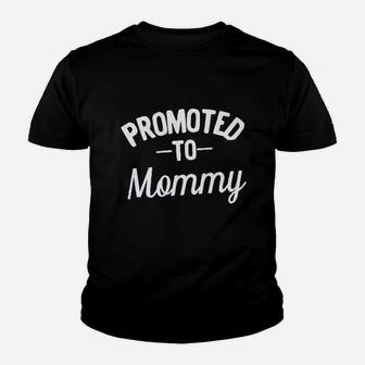 Promoted To Mommy Youth T-shirt | Crazezy