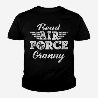 Proud Air Force Granny - Pride Military Family Grandma Gifts Youth T-shirt | Crazezy UK