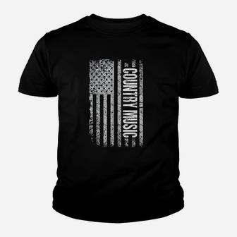Proud American Flag Country Music Deep South Youth T-shirt | Crazezy CA