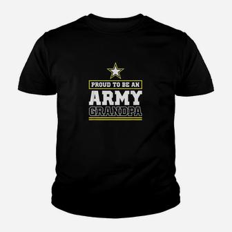 Proud Army Grandpa Proud To Be An Army Grandpa Youth T-shirt | Crazezy