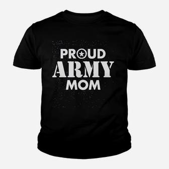 Proud Army Mom Youth T-shirt | Crazezy UK