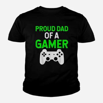 Proud Dad Of A Gamer Youth T-shirt | Crazezy DE