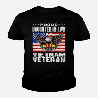 Proud Daughter-In-Law Of A Vietnam Veteran - Military Family Youth T-shirt | Crazezy CA