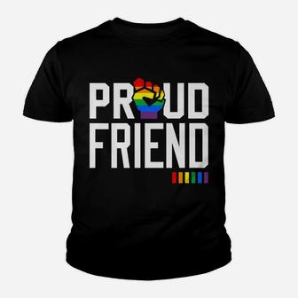 Proud Friend Gay Pride Month Lgbtq Youth T-shirt | Crazezy
