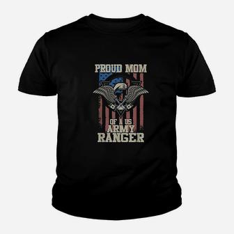 Proud Mom Of Us Army Ranger Youth T-shirt | Crazezy
