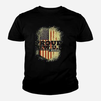 Proud New Usa Citizen Citizenship Day Youth T-shirt | Crazezy