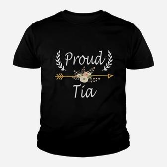 Proud Tia Cute Mothers Day Gifts Youth T-shirt | Crazezy
