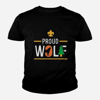 Proud Wolf Youth T-shirt | Crazezy CA