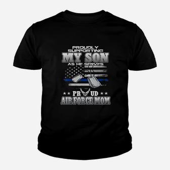 Proudly Supporting My Son Youth T-shirt | Crazezy AU