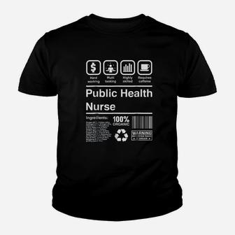 Public Health Nurse Youth T-shirt | Crazezy DE