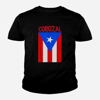 Puerto Rican Corozal Youth T-shirt | Crazezy