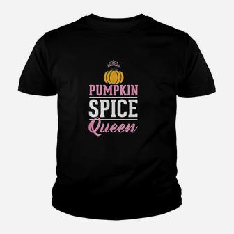 Pumpkin Spice Queen Youth T-shirt | Crazezy CA