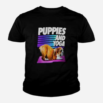 Puppies Ans Yoga Youth T-shirt - Thegiftio UK