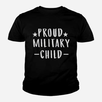 Purple Proud Military Child Military Children Month Youth T-shirt | Crazezy