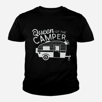 Queen Of The Camper Youth T-shirt | Crazezy