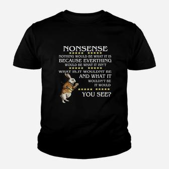 Rabbit Nonsense Youth T-shirt | Crazezy
