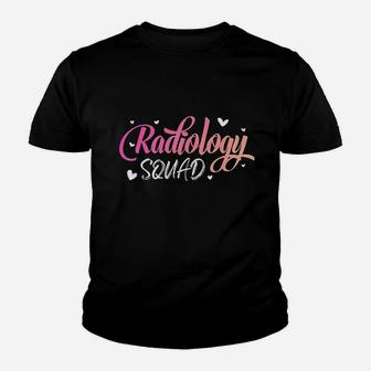 Radiology Tech Squad Xray Tech Radiography Department Youth T-shirt | Crazezy
