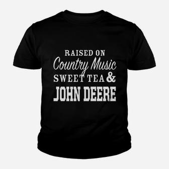 Raised On Country Music Youth T-shirt | Crazezy DE