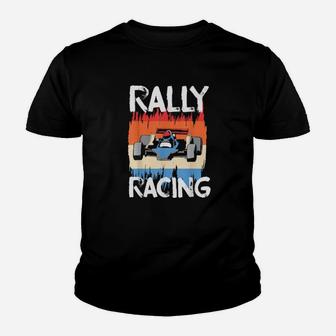 Rally Racing Race Car Automobile Youth T-shirt - Monsterry DE