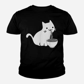 Ramen Soup I Pho Soup I Cat Noodle Soup I Cats Youth T-shirt | Crazezy CA
