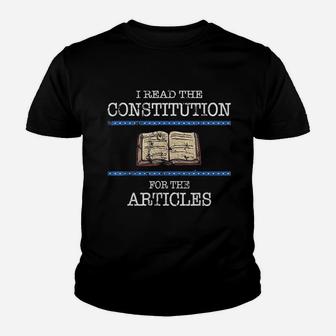 Read The Constitution Youth T-shirt | Crazezy DE