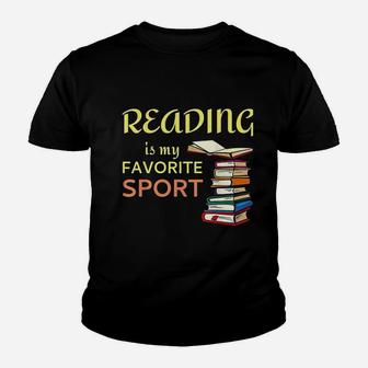 Reading Is My Favorite Sport Youth T-shirt | Crazezy