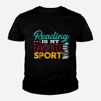 Reading Is My Favorite Sport Youth T-shirt | Crazezy DE