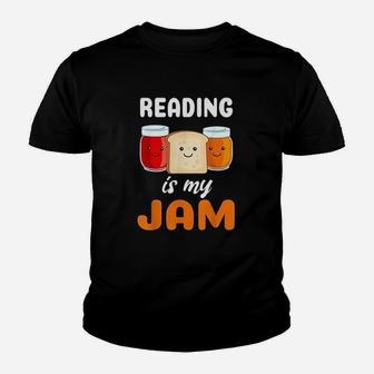 Reading Is My Jam Youth T-shirt | Crazezy CA