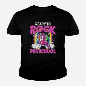 Ready To Rock Preschool Dabbing Unicorn Youth T-shirt | Crazezy DE
