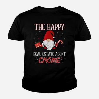 Real Estate Agent Christmas Gnome Costume Matching Family Youth T-shirt | Crazezy DE