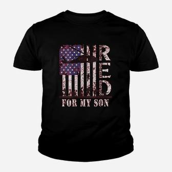 Red Friday For My Son Us Flag Army Youth T-shirt | Crazezy CA