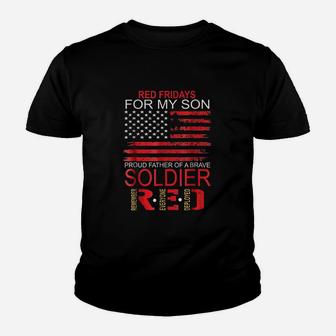 Red Friday For My Son Youth T-shirt | Crazezy CA