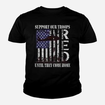 Red Friday Military Remember Everyone Deployed Us Flag Army Youth T-shirt | Crazezy