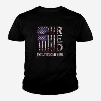 Red Friday Military Support Our Troops Us Flag Army Youth T-shirt | Crazezy