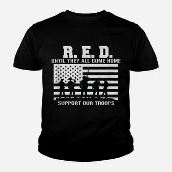 Red Friday Military Veteran Shirt As Youth T-shirt | Crazezy