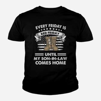Red Friday Until My Son-In-Law Comes Home Youth T-shirt | Crazezy