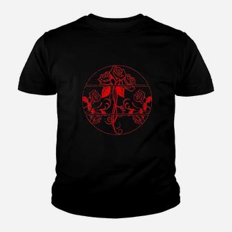 Red Roses Aesthetic Clothing Soft Grunge Clothes Goth Punk Youth T-shirt | Crazezy DE